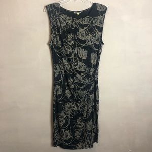 EUC Leifsdottier sleeveless floral dress medium